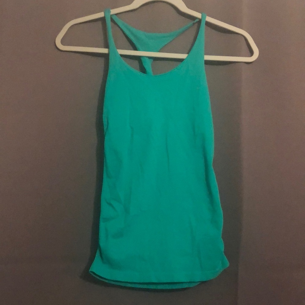 BEBE size small sea green body con tank top